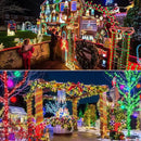 150ft LED Rope Lights Outdoor, 1080 LED Connectable and Flexible Tube Lights with 8 Modes, Waterproof LED Rope Lighting for Garden Patio Pool Bedroom PartyIndoor Outdoor Christmas Decor (Red & Green) by GreenHaven Gardens