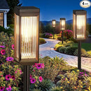 Solar Pathway Lights Outdoor, 4 Pack Upgraded Solar Lights Outdoor Waterproof, Bright Up to 15 Hrs Auto On/Off Garden Light for Yard Patio Lawn Path Walkway Driveway Outside Decor by CozyNest Decor