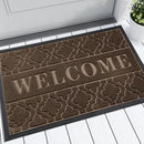 Yimobra Fall Door Mat Outdoor Indoor 29.5x17, All-Weather Waterproof Front Door Mat Outside Entrance, Non-Slip Low Profile Porch Patio Doormat, Brown by CozyNest Decor
