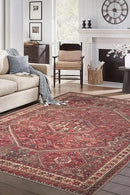 Keen Home Design 3x5 Rug - Machine Washable Entry Rug with Non-Slip Backing, Ideal for Enteryway, Kitchen, Bathroom, Laundry Room - Vintage, Easy Clean, Durable, Low Pile Rug - (3' x 5') by CozyNest Decor