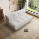 Bean Bag Chair, Oversized Bean Bag Chair for Living Room, Fireside Chair for Adults with Memory Foam Filled, Big Accent Lounge Floor Sofa for Reading, Relax, No Assembly Required. (Grey 3-Seater) by CozyNest Decor