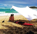 Neso Tents Beach Tent with Sand Anchor, Portable Canopy Sunshade - 7' x 7' - Patented Reinforced Corners(White) by TinyTreasures Baby Boutique