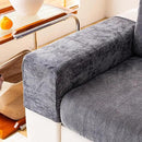 Chenille Sofa Armrest Covers, Soft Stretch Non-Slip Couch Arm Covers for Sofa, Chair or L Shaped Sectional, Furniture Protector (2 Pieces, Dark Grey) by CozyNest Decor