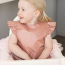 Tiny Twinkle Mess Proof Baby Bib - Waterproof & Lightweight Baby-Led Weaning Apron | 100% Recycled Polyester, Easy Clean & Machine Washable (Taupe, Small 6-24 Months) by TinyTreasures Baby Boutique