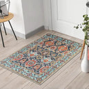 Keen Home Design 2x3 Rug - Machine Washable Entry Rug with Non-Slip Backing, Ideal for Enteryway, Kitchen, Bathroom, Laundry Room - Vintage, Easy Clean, Durable, Low Pile Rug - (2' x 3') by CozyNest Decor
