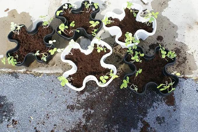 Mr. Stacky Multiple Color (Black + White) 5 Layer 13inch Vertical Planter, photo 2 of 6