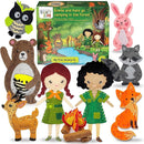 CRAFTILOO Woodland Sewing Kit for Kids, Fun and Educational Fairytale Craft Set for Boys and Girls Age 8-12, Sew Your Own Felt Forest Animal Craft Kit for Beginners by TinyTreasures Baby Boutique