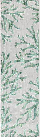 Keen Home Design Terrace Outdoor Runner Rug - 2x10 Washable Indoor/Outdoor Rug for Patio, Kitchen, Balcony, Beach, Garden, Deck and Porch, Size: 2'2"x9'11" by GreenHaven Gardens