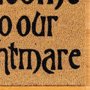 Gertmenian Nightmare Before Christmas Coir Doormat - 2x3 Welcome Mat (2-Pack), Ideal for High Traffic Areas in Front Door, Garage, Entryway - Welcome Nightmare/Jack & Sally, 80005 by CozyNest Decor