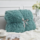 GONAAP Fuzzy Faux Fur Throw Blanket Light Teal Super Soft Cozy Plush Fuzzy Shaggy Blanket for Couch Sofa Bed (Light Teal, Throw(50"x60")) by CozyNest Decor