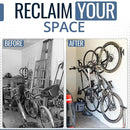 StoreYourBoard Bike Swivel Rack – Wall Mounted Garage Bike Storage, Vertical Hanger with 120° Swing Design & Stopper, Space-Saving Indoor Wall Mount – Fits Kids Bikes, BMX & More by GreenHaven Gardens