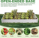 8X4X1ft Galvanized Raised Garden Bed for Gardening,Metal Planter Boxes Outdoor Patio Kit Planting Bed for Vegetables Flowers Herb,Silver by GreenHaven Gardens