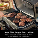 Ninja | Grill & Smoker | Outdoor Woodfire Pro XL | 4 in 1 Grill, BBQ Smoker, Air Fryer & Bake | Portable | Includes Built in Thermometer & 2 Woodfire Pellet Packs | Dark Grey | OG850 by GreenHaven Gardens