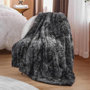 Bedsure GentleSoft Fluffy Black Blanket Cozy Gifts for Men, Black Home Decor Soft Fuzzy Plush Thick Warm Sherpa Fleece Faux Fur Throw Blanket for Couch Bed, Living Room College Dorm Decor, 50x60 by CozyNest Decor