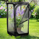 Kingrol 30-Inch Butterfly Habitat Cage, Large Pop-Up Mesh Terrarium with Zipper Opening, Portable & Collapsible Insect Enclosure for Caterpillars & Monarch Butterflies by CozyNest Decor