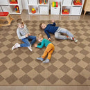 Lahome Checkered Easy Jute Rug 8x10, Washable Rugs for Living Room Dining Room Farmhouse Indoor Outdoor Mat, Neutral Checkerboard Non Slip Black Carpet for Office Backyard Patio by CozyNest Decor