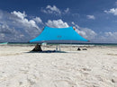 Neso Tents Beach Tent with Sand Anchor, Portable Canopy Sunshade - 7' x 7' - Patented Reinforced Corners(Teal) by TinyTreasures Baby Boutique