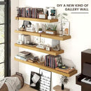 Floating Shelves for Wall, Large Wall Mounted Shelves with Invisible Brackets, Long Wood Floating Shelf for Living Room, Bedroom, Kitchen, Bathroom (Oak, 72" W x 9" D x 1.5" H) by CozyNest Decor