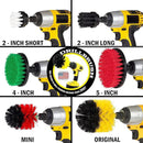 The Ultimate Drill Brush Cleaning Supplies Kit - Bathroom Accessories - Shower Cleaner - Bath Mat - Kitchen Accessories - Grout Cleaner - Dish Brush Set - Stove, Oven, Sink, Outdoor Drill Scrubber by CozyNest Decor