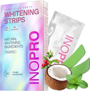 Teeth Whitening Strips 14 Treatments Kit - Teeth Whitener, Peroxide Free, Enamel Safe Green White Strips, Deep Stains Removal - Instant Teeth Whitening Without The Harm (28 Strips) by CozyNest Decor