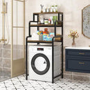 3-Tier Bathroom Room Shelf Washing Machine Storage Utility Rack Over The Toilet Washer Dryer Storage Bathroom Organizer Rack Space Saving Shelving Units Clothes Dryers Shelf by CozyNest Decor