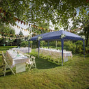 Outvita 10x20ft Pop Up Canopy Tent, Outdoor Instant Shelter Folding Canopy with Carry Bag for Commercial Events, Party, Backyard BBQ, Camping Blue by GreenHaven Gardens