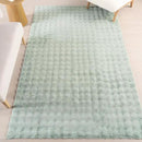 nuLOOM 2'6" x 8' Cozy Plush Area Rug, Machine Washable, Non-Slip, Soft Fluffy Shag Carpet for Living Room Bedroom Kids Room Nursery Home Decor, Jeni Green by CozyNest Decor