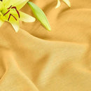 Solino Home Linen Table Runner 108 Inches Long - 100% Pure Linen Mustard Yellow Table Runner 14 x 108 Inch - Fete by CozyNest Decor