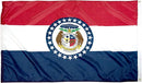 FlagSource Missouri Nylon State Flag, Made in the USA, 4x6' by GreenHaven Gardens
