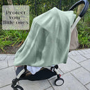 Peekaboo Nursing Cover Up for Breastfeeding - Breathable Knit - Soft Organic Cotton & Cashmere Breast Feeding Poncho for Women - Privacy Feature - Includes Mesh Laundry Bag (Sage) by TinyTreasures Baby Boutique