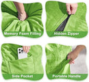 Hobestluk 3FT Bean Bag Chair Giant Bean Bag Chairs for Adults Large Bean Chairs with Removable Cover, Beanbag Chair with Filler, Adult Bean Bag Chairs for Living Room, Bedroom by CozyNest Decor