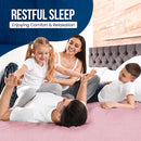 Utopia Bedding Waterproof Mattress Protector Queen Size, Premium Terry Mattress Cover 200 GSM, Breathable, Fitted Style with Stretchable Pockets (Pink) by TinyTreasures Baby Boutique