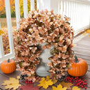 Bougainvillea Artificial Flowers Plants for Outdoors Outside Fall Autumn Decoration, 2 pcs Faux Silk Long Trailing Vines UV Resistant Look Real Brown Fake Flowers for Front Door Porch Planter Urn Yard by CozyNest Decor