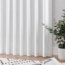 Joydeco Custom Blackout Curtains for Bedroom, Total Blackout Curtains Back Tab & Rod Pocket, Solid Thermal Insulated Window Drapes Luxury Decor for Living Room 1 Panel (Custom Size, White) by TinyTreasures Baby Boutique