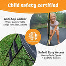 JUMPZYLLA Trampoline Outdoor 8FT 10FT 12FT 14FT 15FT 16FT with Enclosure and Ladder, ASTM Approved Recreational Trampoline for Kids and Adults, Anti-Rust Coated Frame by TinyTreasures Baby Boutique