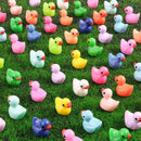 200PCS Mini Resin Animals Cute Tiny Ducks,Miniature Duck Figures to Hide,Little Animal Toys Small Figurines Bulk for Topper Desk Garden Dollhouse Landscape Aquarium Ornaments DIY Crafts & Decor by GreenHaven Gardens