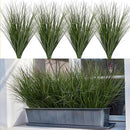 32PCS 17.3" Fake Plants Artificial Wheat Grass Greenery Plastic Plants Fake Grass Artificial Plants for Outdoor Decor Artificial Grass Plant with Greenery Stems for Indoor Home Decoration by CozyNest Decor