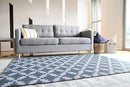 Cushmat Stylish Reversible Foam Play Mat (Large, Luxe NAT - Sage Grey Star) - Soft, Waterproof, Durable Play mat for Infants, Babies, Toddler, Kids & Grownup - 6.5ft x 4.5ft by TinyTreasures Baby Boutique