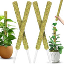 DUSPRO Natural Stackable Moss Pole for Plants Monstera Potted Plant Stakes for Indoor Plants Extendable Plant Pole Moss Sticks for Plants Climbing Vine Supporting Monstera Trellis 4Pcs 22'' by GreenHaven Gardens