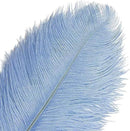 THARAHT Baby Blue Ostrich Feathers 12pcs Large Natural Bulk 12-14Inch 30cm-35cm for Wedding Party Centerpieces Easter Gatsbi and Home Decoration Feathers by CozyNest Decor