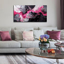 GUGIKA Abstract Wall Art for Living Room, Pink Canvas Wall-Art for Girls Bedroom, Print Paintings, Size 20x40 Inches by CozyNest Decor