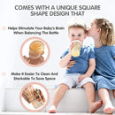 Hegen Easy to Clean Anti-Colic Baby Bottle, 8oz for 3 to 6 Months (2-Pack) by TinyTreasures Baby Boutique
