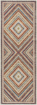 Keen Home Design 2x12 Rug - Machine Washable Runner Rug with Non-Slip Backing, Ideal for Hallway, Entryway, Kitchen, Laundry Room - Vintage, Easy Clean, Durable, Low Pile - (2'6" x 12') by CozyNest Decor