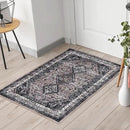 Keen Home Design 2x3 Rug - Machine Washable Entry Rug with Non-Slip Backing, Ideal for Enteryway, Kitchen, Bathroom, Laundry Room - Vintage, Easy Clean, Durable, Low Pile Rug - (2' x 3') by CozyNest Decor