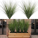 12PCS Fake Plants Artificial Wheat Grass Greenery Plastic Plants Fake Grass Artificial Plants for Outdoor Decor Artificial Grass Plant with Greenery Stems for Indoor Home Decoration 26.4" by CozyNest Decor