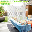 Outdoor Privacy Screen,72" H×47" W Metal Privacy Screen, Freestanding Privacy Fence Panels for Patio