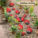 Gerrii 18 Pcs Small Resin Ladybugs Garden Decor Stones Holiday Ladybug Garden Yard Decorations Outdoor 4 Size Ladybug Mom Gifts Lady Bugs Yard Decorations by GreenHaven Gardens