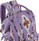 Wrangler Diaper Bag Backpack Aztec Travel Backpack Purses Western Multi-Function Baby Bags for Mom with Waterproof Insulated Pockets by TinyTreasures Baby Boutique
