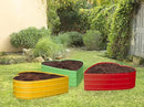 Galvanized Raised Garden Beds Outdoor // Planter Raised Beds for Gardening, Vegetables, Flowers // Large Metal Garden Box (Light Green) // Tool-Free Assembly by GreenHaven Gardens