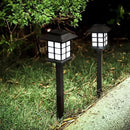 TECHKO Solar Classic Lantern Garden Pathway Lights – Dusk-to-Dawn, Weather-Resistant Outdoor LED Lighting (4-Pack) by GreenHaven Gardens